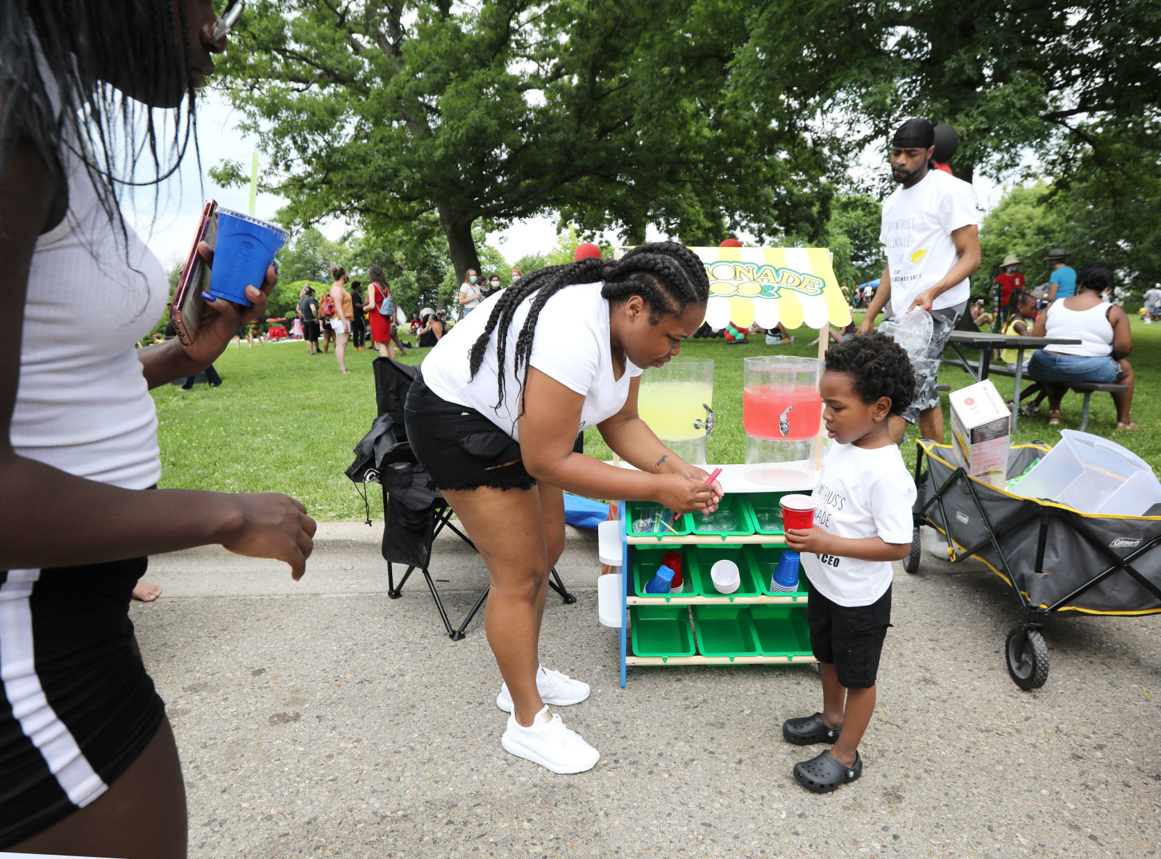 Juneteenth rally at Olin Park